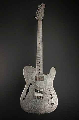11091 Antique Silver Paisley Deluxe SteelCaster