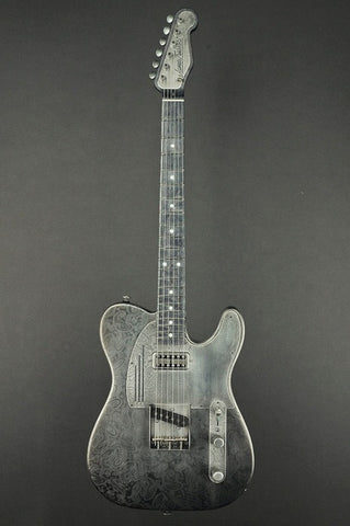 14156 Antique Silver Paisley SteelCaster