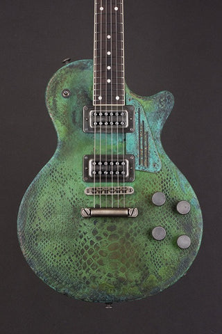 16032 Titanic Green Snakeskin SteelDeville