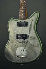 13219 Reverse Antique Silver Snakeskin Cadillac Green SteelMaster
