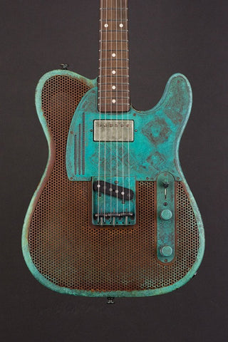 16104 Titanic Green African Engraved SteelCaster