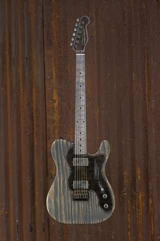 19048 Rust O Matic Pinstriped Grey Driftwood Deluxe SteelGuardCaster