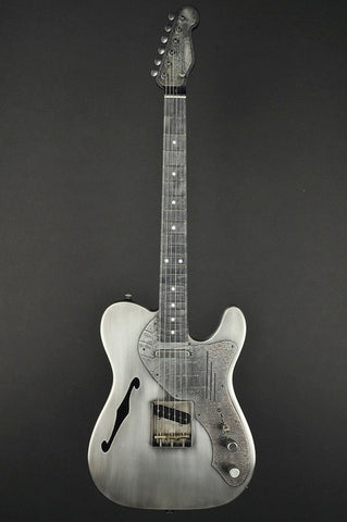 15003 Antique Silver Gator Deluxe SteelCaster