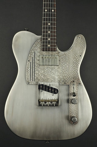 15008 Antique Silver Snakeskin SteelCaster