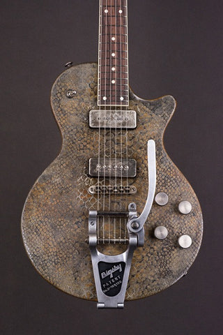 17037 Rusty Snakeskin SteelDeville with B7 Bigsby