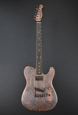 12011 Antique Copper Paisley SteelCaster