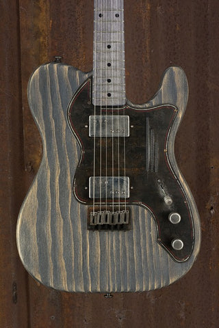 19048 Rust O Matic Pinstriped Grey Driftwood Deluxe SteelGuardCaster