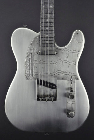 13180 Antique Silver Gator Pickguard SteelCaster