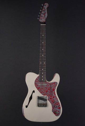 15129 Cream on Red Roses Deluxe SteelCaster