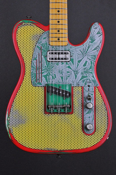 10286 Three Tone Ganja SteelCaster – James Trussart Custom Guitars