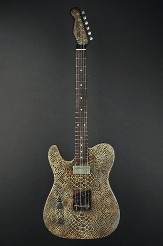 14082 Rust on Cream Snakeskin SteelCaster LEFTY