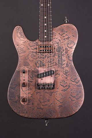 16103 Roses Engraved SteelCaster Lefty