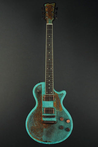 14150 Titanic Green Snakeskin SteelDeville