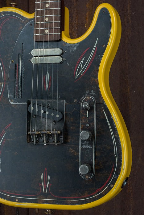 18002 Rust O Matic Pinstripe on TV Color SteelTopCaster