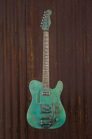 18050 Titanic Green Snakeskin SteelCaster