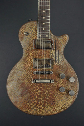 11135 Rust on Cream Snakeskin SteelDeville