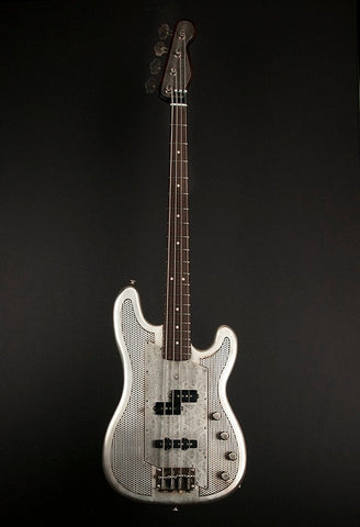11063 Antique Silver African SteelCaster Bass