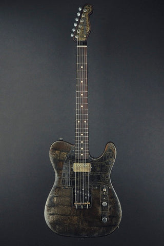 14129 Rust on Cream Gator Pickguard SteelCaster