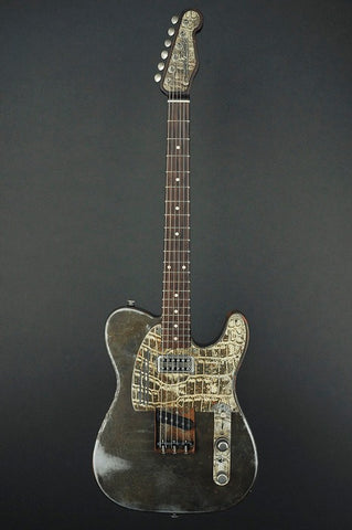 14042 Rust on Cream Gator Pickguard SteelCaster