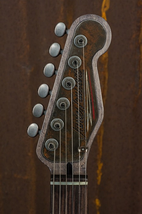 19044 Rust O Matic Red and White Pinstriped Pickguard Cadillac Green SteelGuard O Matic