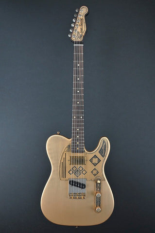12234 Antique Brushed Gold African SteelCaster