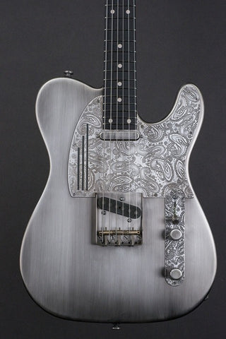 15125 Antique Silver Paisley Pickguard Baritone SteelCaster