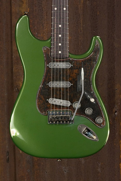 19044 Rust O Matic Red and White Pinstriped Pickguard Cadillac Green SteelGuard O Matic