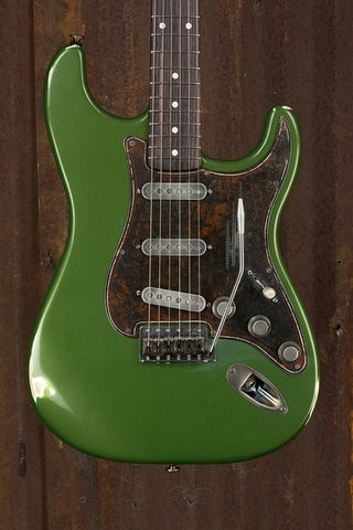 19044 Rust O Matic Red and White Pinstriped Pickguard Cadillac Green SteelGuard O Matic