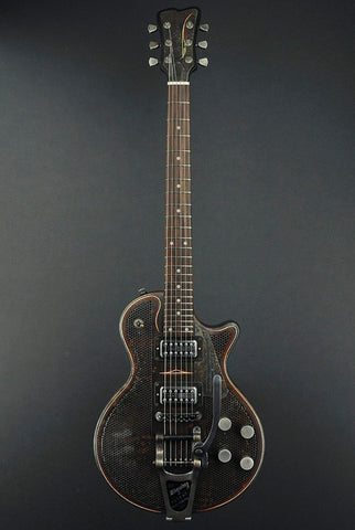 14035 Rust O Matic Pinstriped Holey SteelDeville with B7 Bigsby