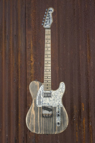 17098 Cream Paisley Driftwood SteelGuardCaster