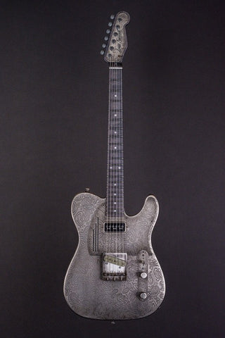 16014 Antique Silver paisley SteelCaster