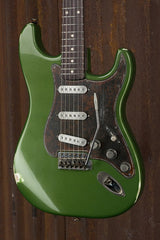 19044 Rust O Matic Red and White Pinstriped Pickguard Cadillac Green SteelGuard O Matic