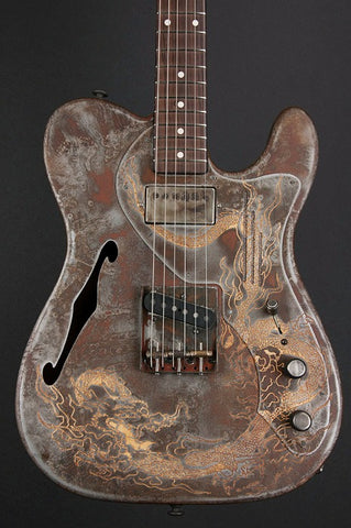 11121 Rust on Cream Dragon Deluxe SteelCaster