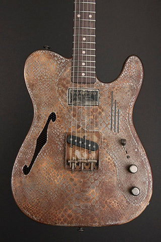 11028 Rust on Cream Snakeskin Deluxe SteelCaster