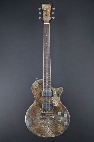 13052 Rust on Cream Snakeskin SteelDeville