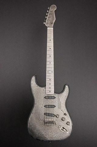11044 Antique Silver Snakeskin Steel O Matic
