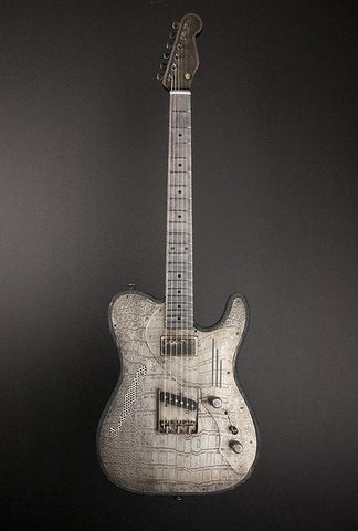 11065 Antique Silver Gator Deluxe SteelTopCaster
