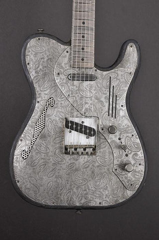 11092 Antique Silver Paisley Deluxe SteelTopCaster
