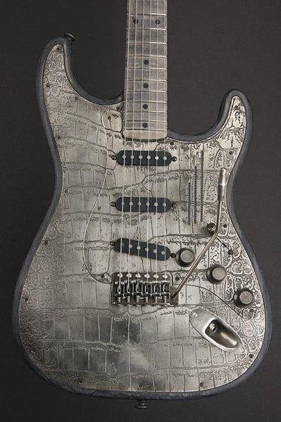 11081 Antique Silver Gator Steel O Matic – James Trussart Custom