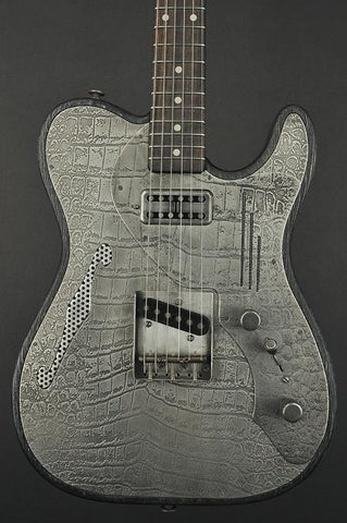 15051 Antique Silver Gator Deluxe SteelTopCaster