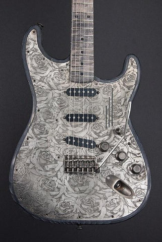 11093 Antique Silver Roses Driftwood Steel O Matic