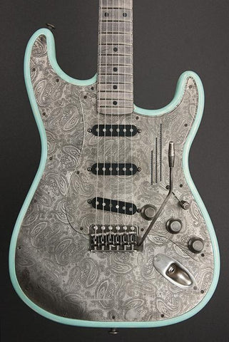 11096 Antique Silver Paisley Steel O Matic