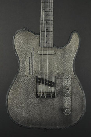 15020 Antique Silver Snakeskin SteelTopCaster