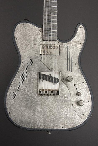 11100 Antique Silver Paisley Deluxe SteelTopCaster