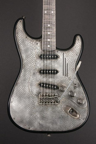 11117 Antique Silver Snakeskin Steel O Matic