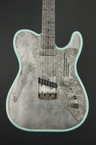 11119 Antique Silver Paisley Deluxe SteelTopCaster