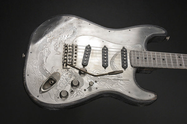 11181 Antique Silver Dragon Steel O Matic – James Trussart Custom
