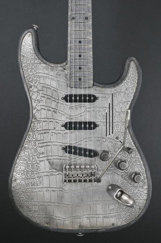 11219 Antique Silver Gator Steel O Matic