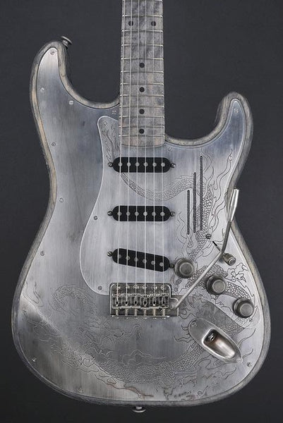 11222 Antique Silver Dragon Steel O Matic – James Trussart Custom