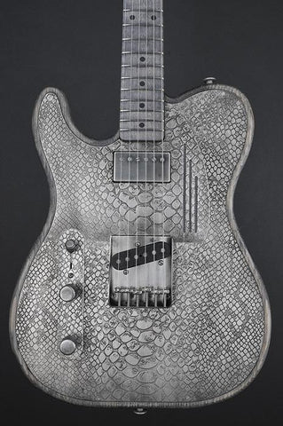 11245 Antique Silver Snakeskin LEFTY SteelTopCaster